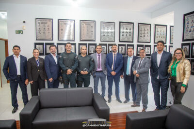 Imagem da notícia Câmara Municipal recebe novo comandante da Polícia Militar de Chapadão do Sul